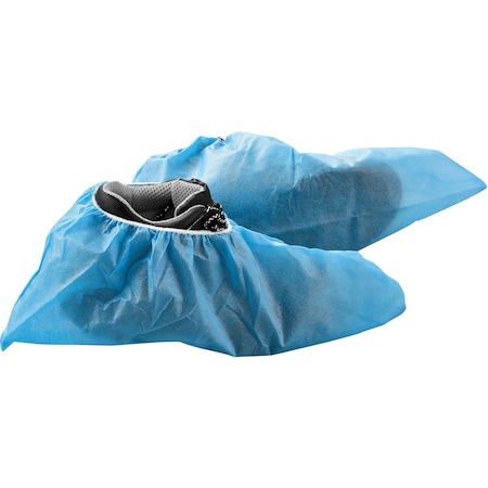 Global Industrial Disposable Shoe Covers, 60% Polypropylene/40% Polyethylene, Blue, , XL 708198BBL